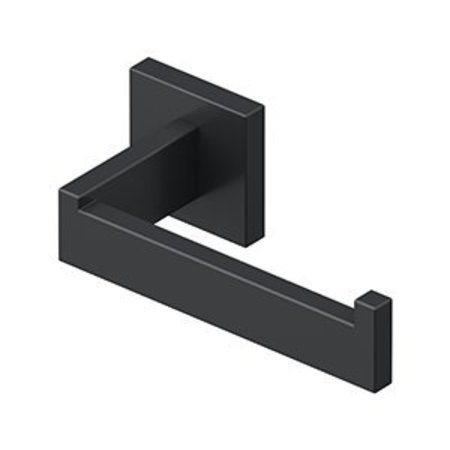 DELTANA TOILET PAPER HOLDER, SINGLE POST, MM SERIES in Paint Black MM2001-19